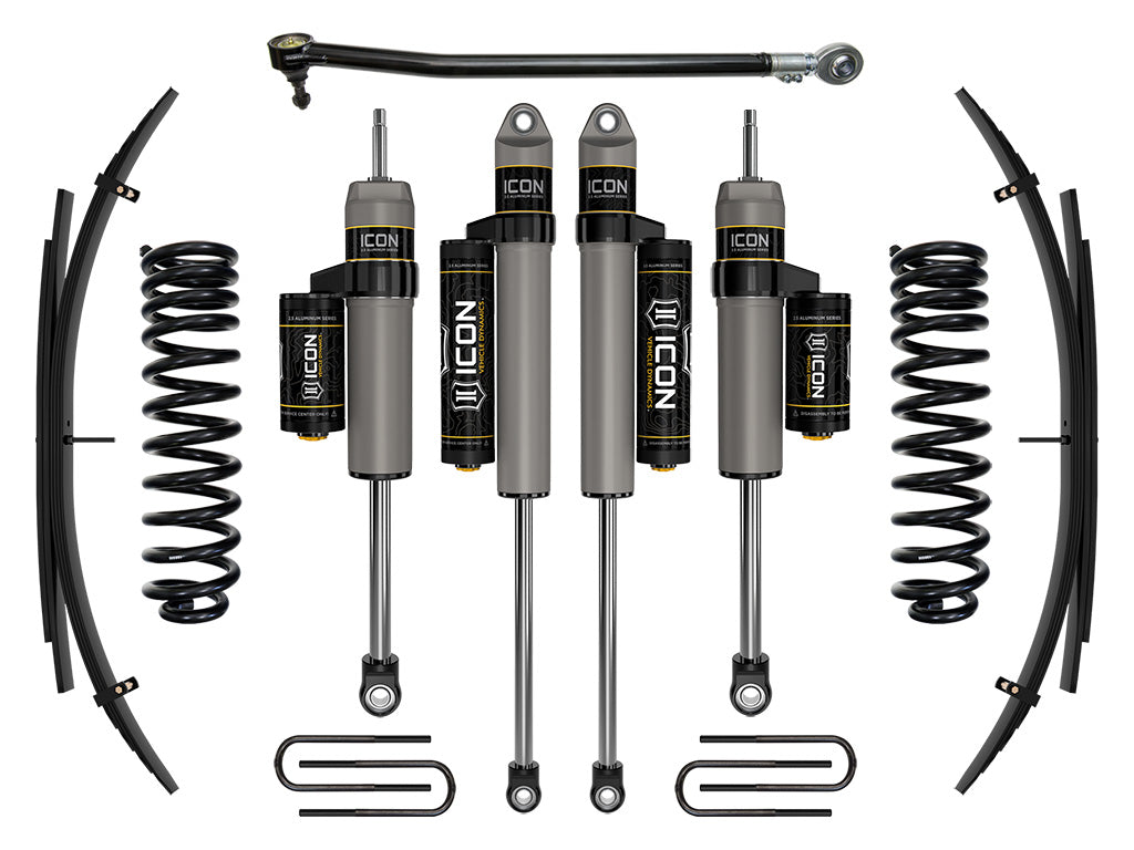 2007-2019 Ford F-250/F-350 4WD Diesel 2.5 Inch Lift Stage 3 Suspension System W/ Expansion Packs ICON Vehicle Dynamics