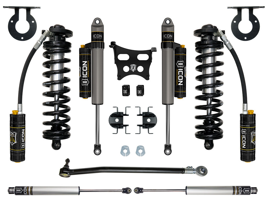2023 Ford F-250/F-350 Super Duty 4WD 2.5-3 Inch Lift Stage 4 Coilover Conversion System ICON Vehicle Dynamics-3