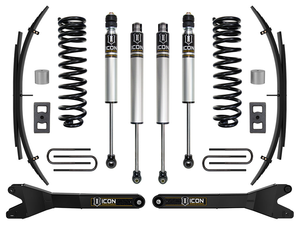 2023-2025 Ford F-250/F-350 Super Duty 4WD Gas 2.5 Inch Lift Suspension System W/ Radius Arms And Expansion Packs ICON Vehicle Dynamics-38
