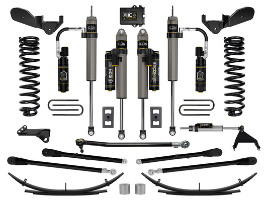 2023-2025 Ford F-250/F-350 Super Duty 4WD Diesel 2.5 Inch Lift Suspension System W/ 4-Link ICON Vehicle Dynamics-1