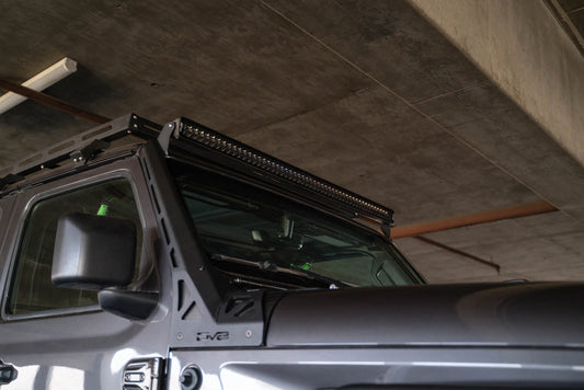 2018 2025 Jeep Wrangler JL JLU Gladiator JT 50 Inch Light Bar Mount DV8 Offroad-1