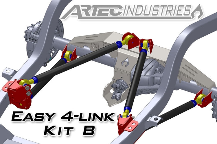 Easy 4 Link Kit B Tube All 1.25 Inch Rod Ends Artec Industries-2