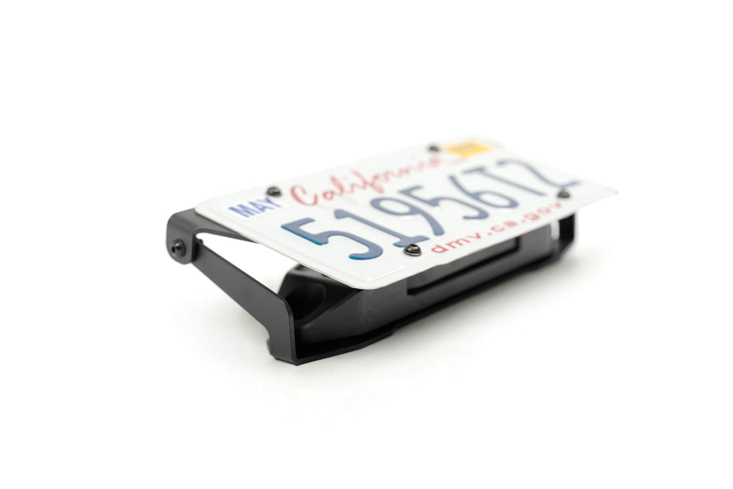 Fairlead Mounted Flip Up License Plate Bracket DV8 Offroad-12