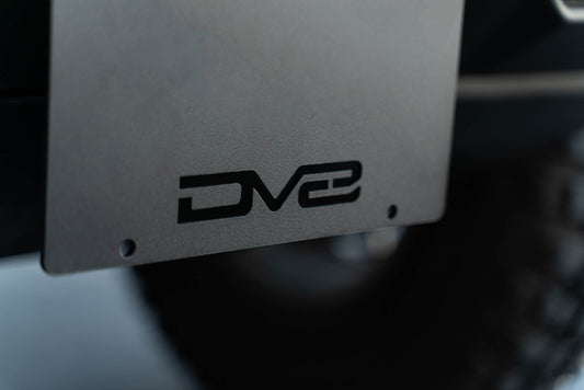2021 2024 Ford Bronco Capable Bumper Front License Plate Mount DV8 Offroad-1