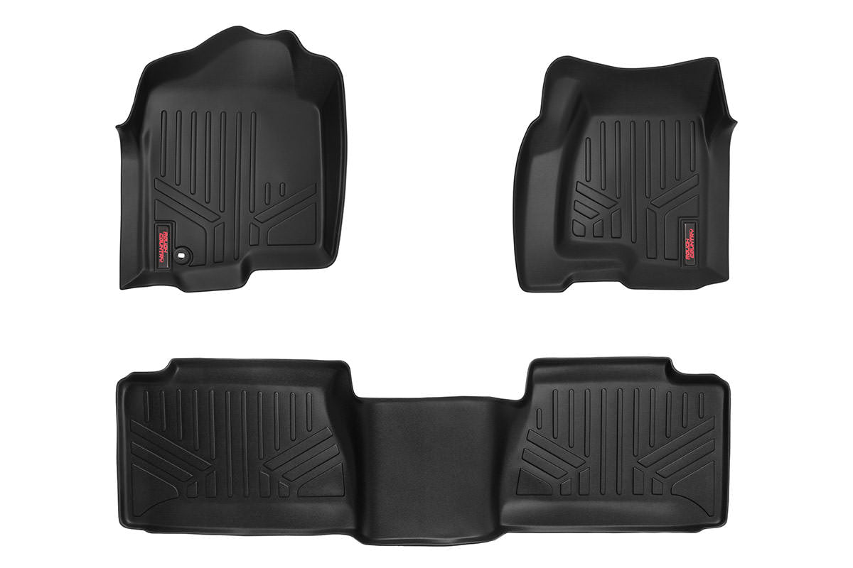 Rough Country Heavy Duty Floor Mats Front/Rear-99-06 Silverado/Sierra Rough Country