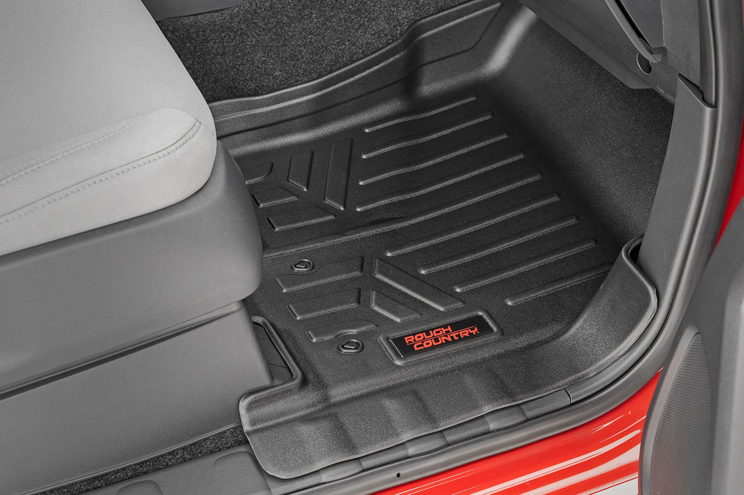 Floor Mats FR & RR Crew Cab Nissan Frontier 2WD/4WD (2022-2026) Rough Country-4