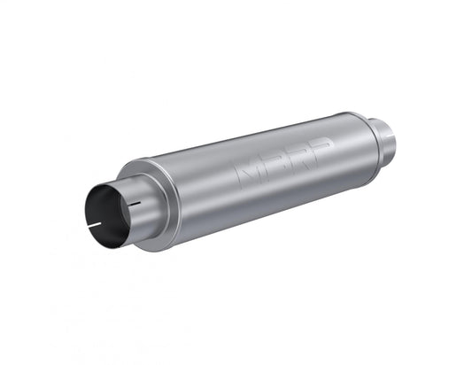 4 Inch Inlet/Outlet Quiet Tone Exhaust Muffler 24 Inch Body 6 Inch Diameter 30 Inch Overall MBRP-1