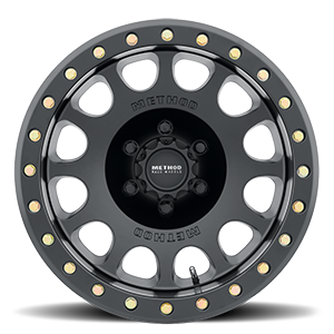 Aluminum 17x8.5 Beadlock MR105 Matte Black MB Method Race Wheels-10