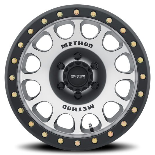 Aluminum 17x9 Beadlock MR105 Matte Black MB Method Race Wheels-1