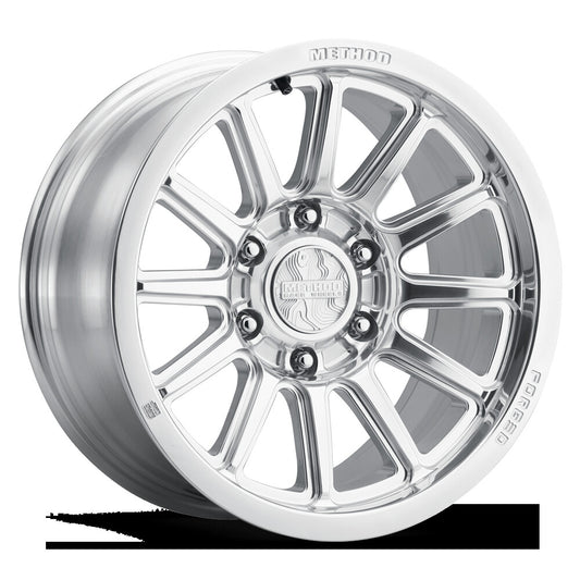 MR204 Forged, 17x8.5, 0mm Offset, Polished Clear Coat, Method Race Wheels-1