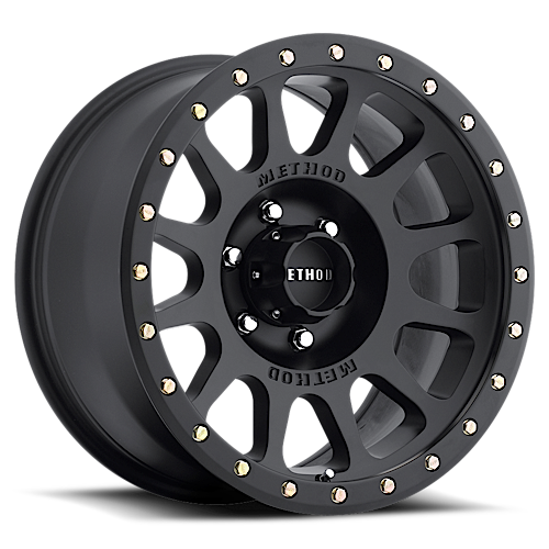 Aluminum 20x10 NV MR305 Matte Black MB Method Race Wheels-9