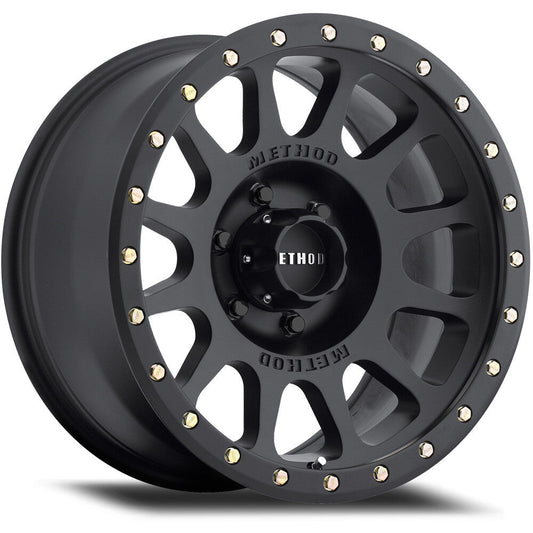 MR305 NV HD, 16x7, 0mm Offset, Matte Black, Method Race Wheels-1