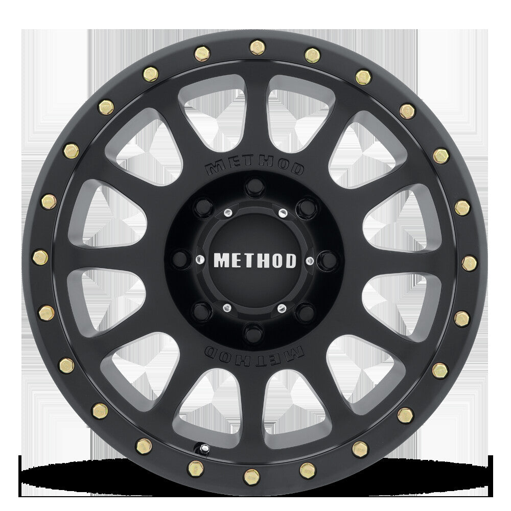 MR305 NV HD, 16x7, 0mm Offset, Matte Black, Method Race Wheels-2