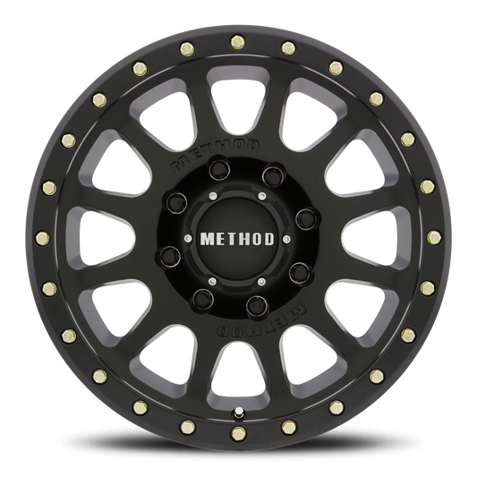 Aluminum 17x8.5 NV HD MR305 Matte Black MB Method Race Wheels-1