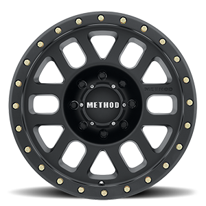 Aluminum 17x8.5 Grid MR309 Matte Black MB Method Race Wheels-1