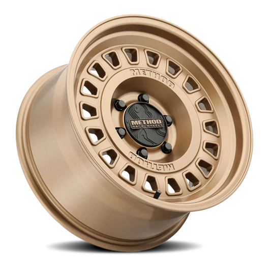 Aluminum 17x8.5 MR320 Bronze BZ Method Race Wheels-1