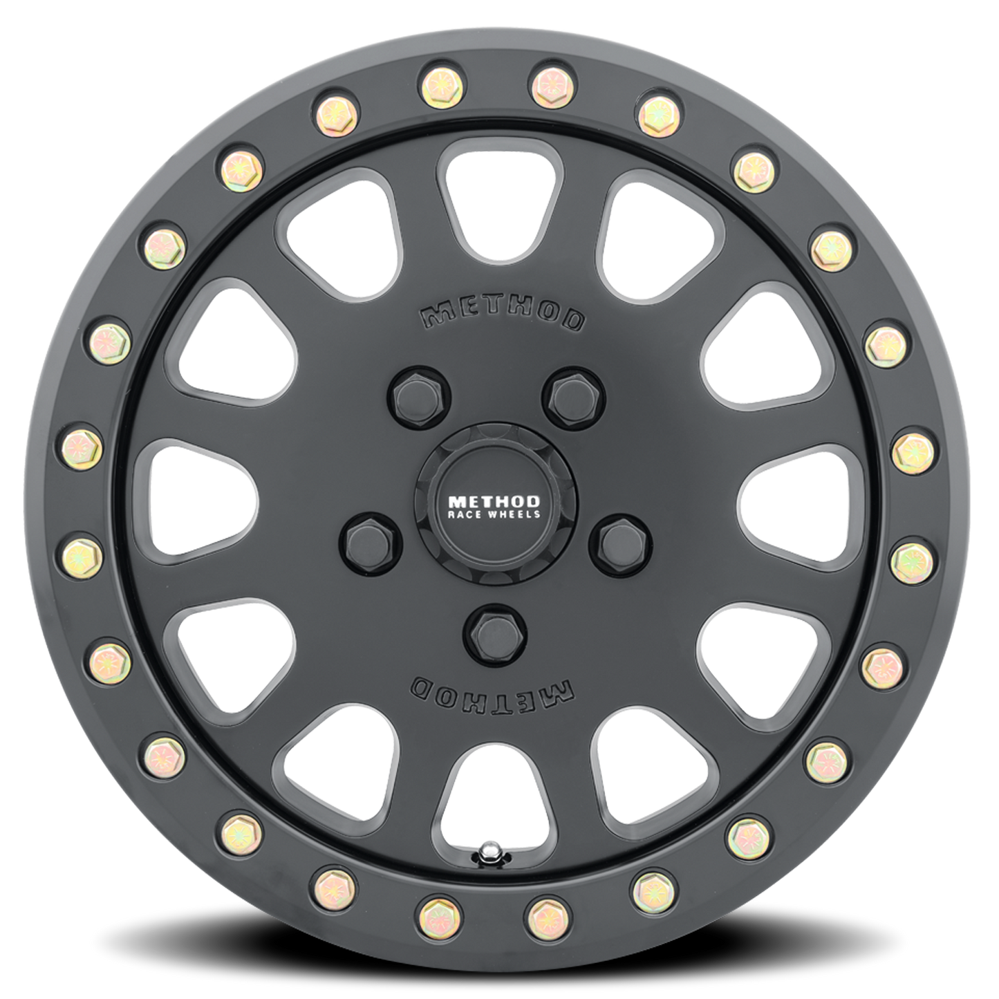Aluminum 15x6 MR401 Beadlock UTV Matte Black MB Method Race Wheels-6