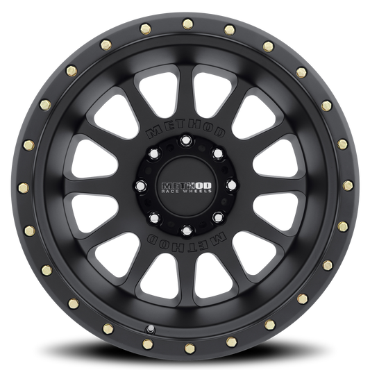 Aluminum 20x10 NV MR605 Matte Black MB Method Race Wheels-1