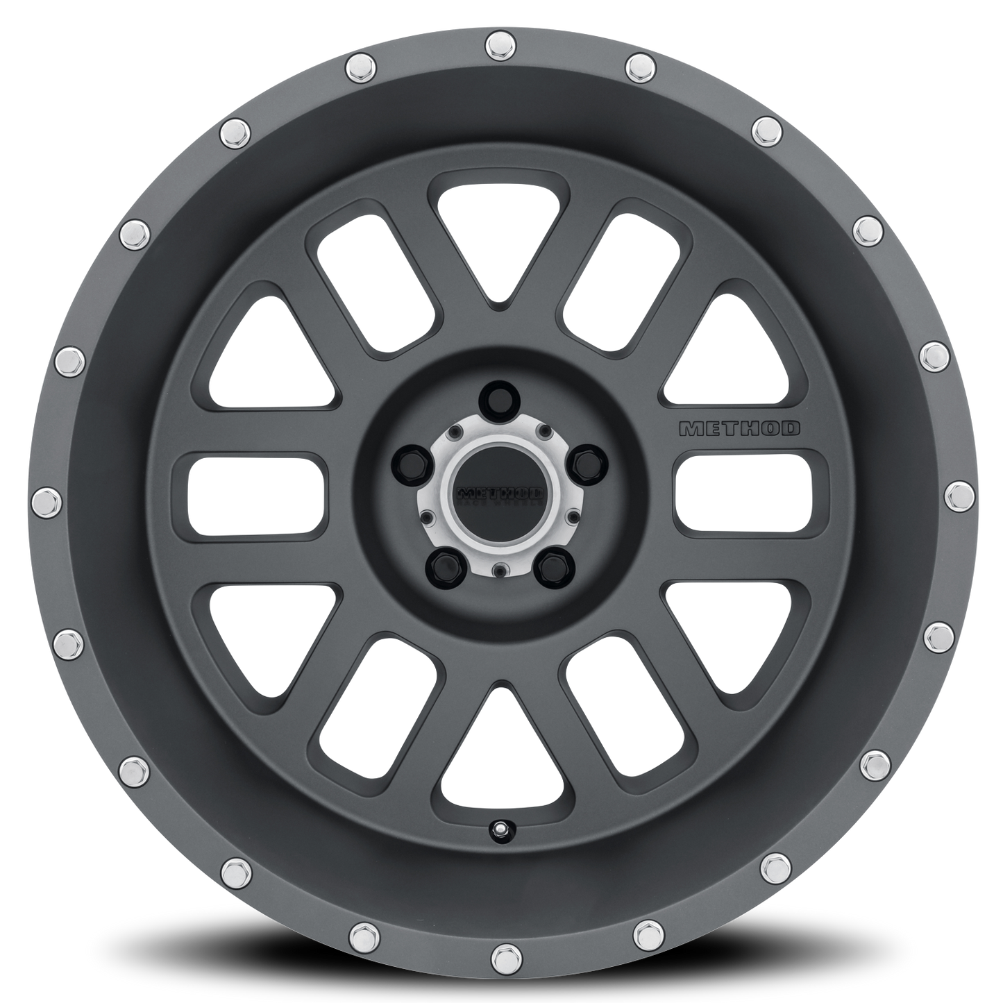 Aluminum 20x10 Mesh MR606 Bolt Pattern 5 On 127 Offset -24 Titanium GY Method Race Wheels-1