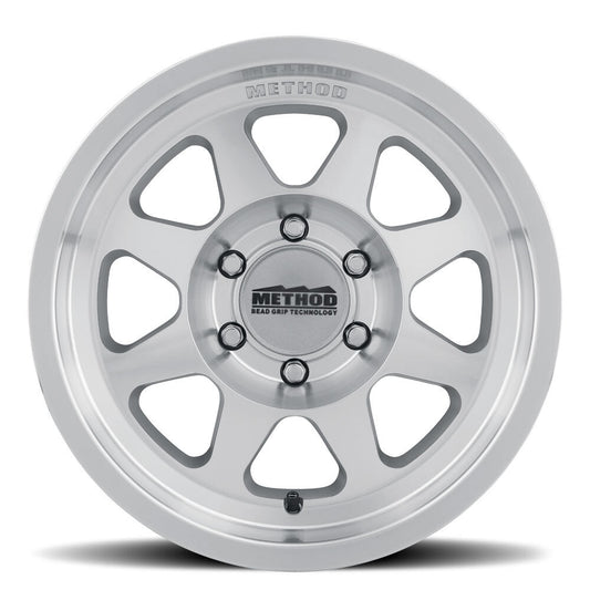 MR701 Bead Grip, 17x8.5, 0mm Offset, Machined Clear Coat, Method Race Wheels-1