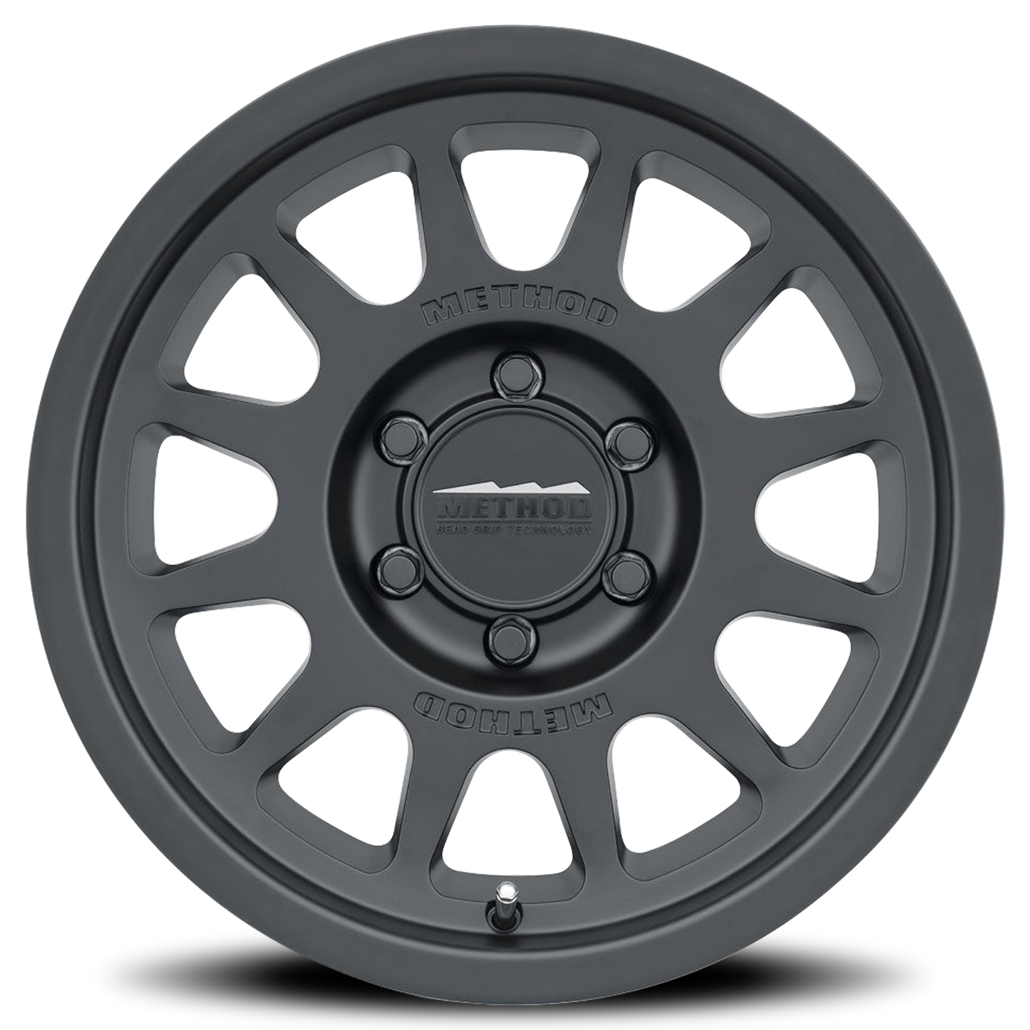 Aluminum 16x6.5 Bead Grip MR703 Bolt Pattern 6 On 180 Offset 90 Lip Size 0 Matte Black MB Method Race Wheels-2