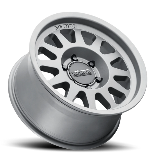 Aluminum 17x7.5 Bead Grip MR703 Bolt Pattern 6 On 130 Offset 50 Lip Size 0.87 Gloss Titanium SL Method Race Wheels-1