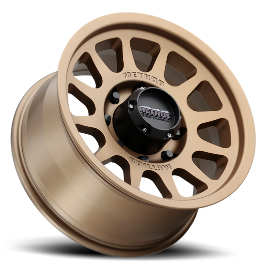 Aluminum 17x8.5 Bead Grip MR70 Bronze BRZ Method Race Wheels-1