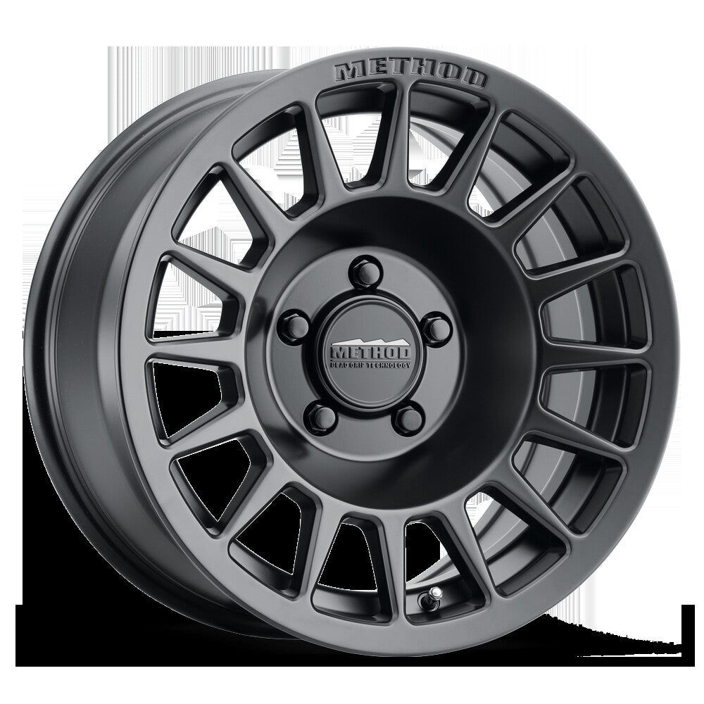 MR707 Bead Grip, 18x8.5, +38mm Offset, 5x120, 64.25mm Centerbore, Matte Black, Method Race Wheels-1