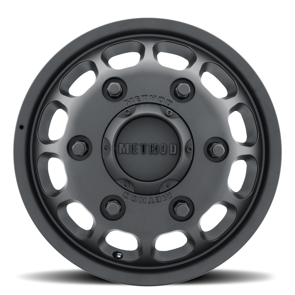 Aluminum 16x5.5 MR901 Dually Matte Black Method Race Wheels-5