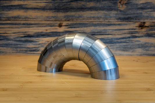 Universal T304 Stainless Steel 3 Inch Diameter 180 Degree Pie Cut Kit MBRP-1