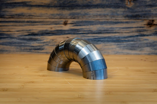 Universal T304 Stainless Steel 2.5 Inch Diameter 180 Degree Pie Cut Kit MBRP-1