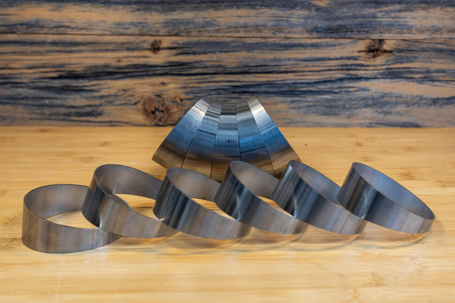 Universal T304 Stainless Steel 3.5 Inch Diameter 180 Degree Pie Cut Kit MBRP-7