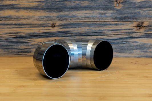 Universal T304 Stainless Steel 4 Inch Diameter 180 Degree Pie Cut Kit MBRP-1