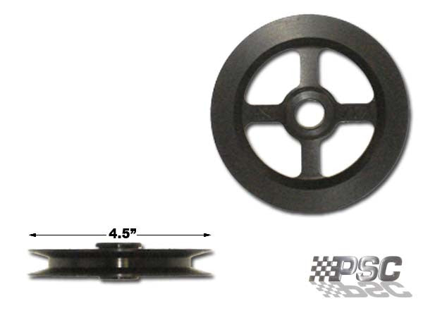 4.5 Inch Power Pump Pulley, Single Groove V-Belt for Type II/CBR/CBX Power Pump Performance Components PSC Steering
