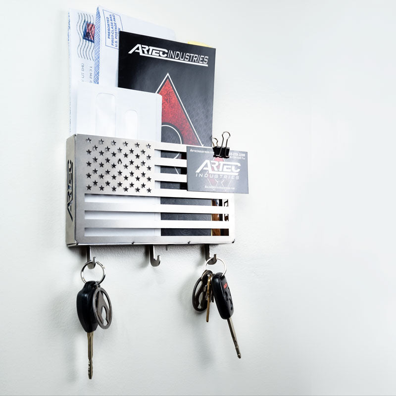 US Flag Letter/Key Holder 7.0 Inch Artec Industries-1