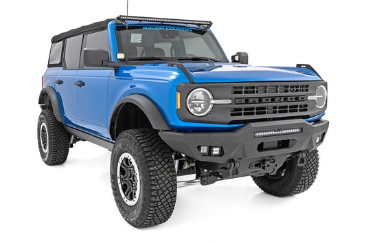 Power Running Boards Dual Electric Motor 4 Door Ford Bronco 4WD (21-25) Rough Country-1