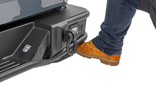 Retractable Bed Step Manual Pull Jeep Gladiator JT 4WD (2020-2025) Rough Country-1