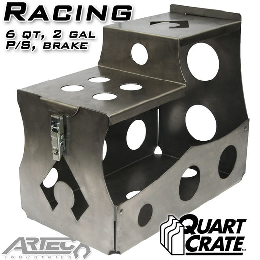 Racing Quart Crate 6 Qts Brake P/S 2 Gallons Artec Industries-1
