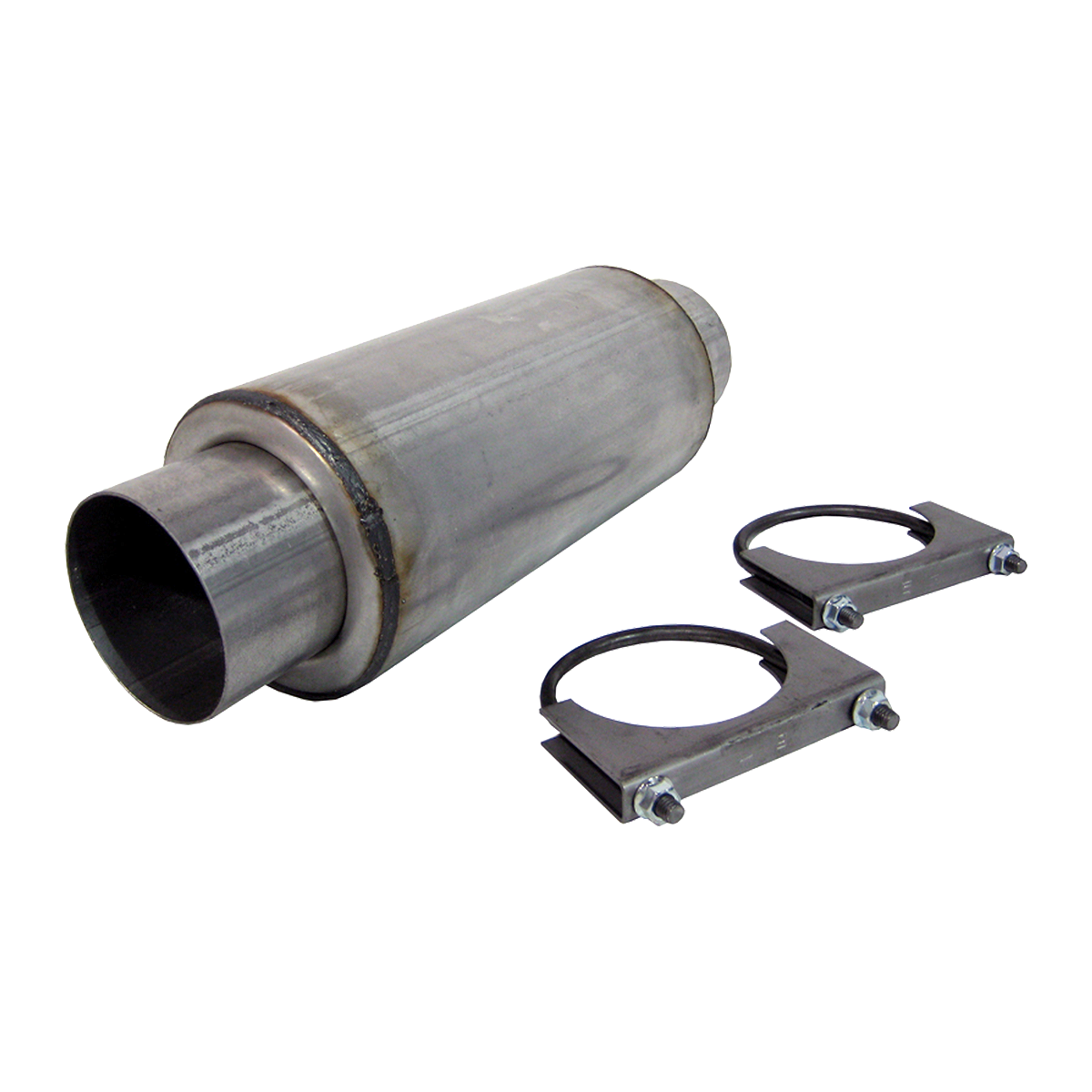 Universal Muffler Exhaust Resonator 4 Inch Inlet/Outlet Armor Lite Series MBRP