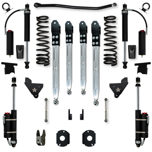 3.5 Inch Adventure X Pro Elite Rear Air-Ride Suspension System For Ram 2500 HD 4x4 2014-Up Gas Rock Krawler-1