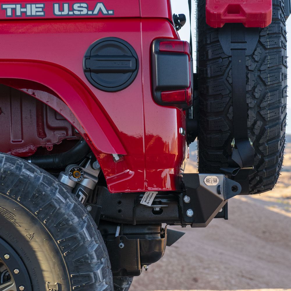 Jeep JL Shorty Rear Bumper For 18-Pres Wrangler JL No Tire Carrier Rigid Series Rock Slide Engineering-5