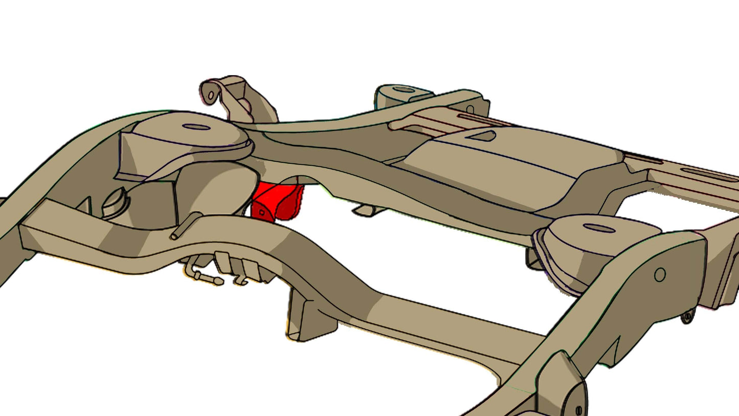 Rust Buster Frameworks Rear Track Bar Bracket For 2000-2020 GM SUV's Rust Buster Frameworks