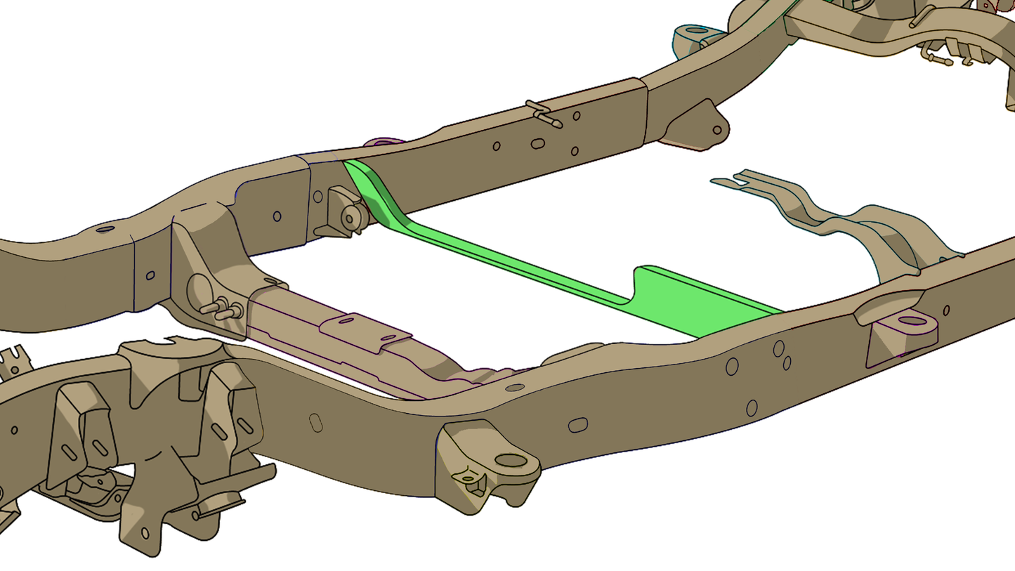 Rust Buster Frameworks Front Frame Support Crossmember For 2007-2014 GM SUV's Rust Buster Frameworks