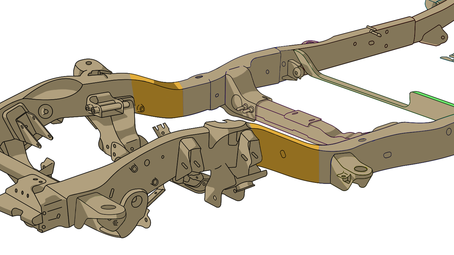 Rust Buster Frameworks Front Frame Repair Kit For 2007-2020 GM SUV's Driver Side Rust Buster Frameworks