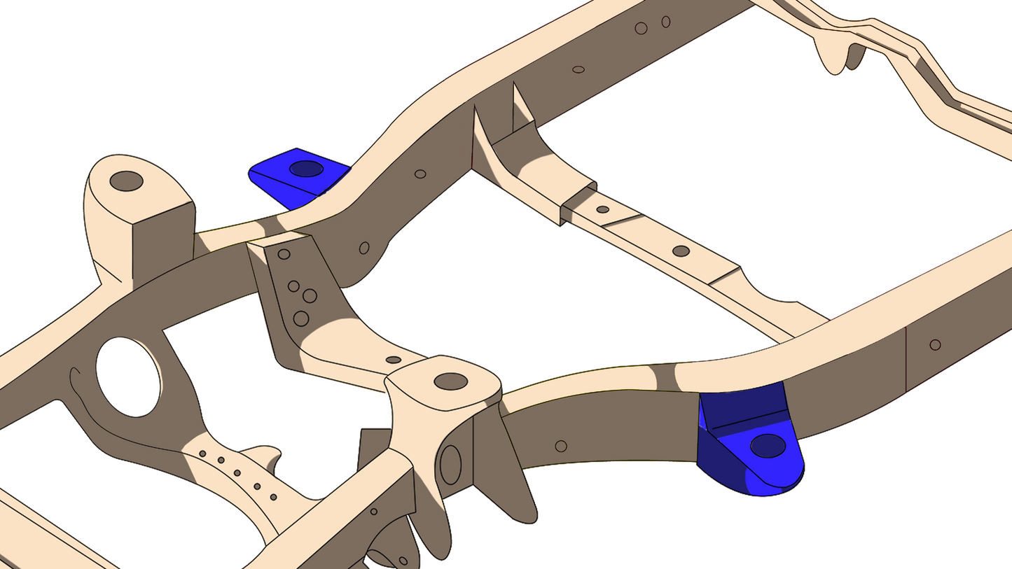 Rust Buster Frameworks Front Body Frame Mount For 4Runner and FJ Cruiser Driver Side Rust Buster Frameworks