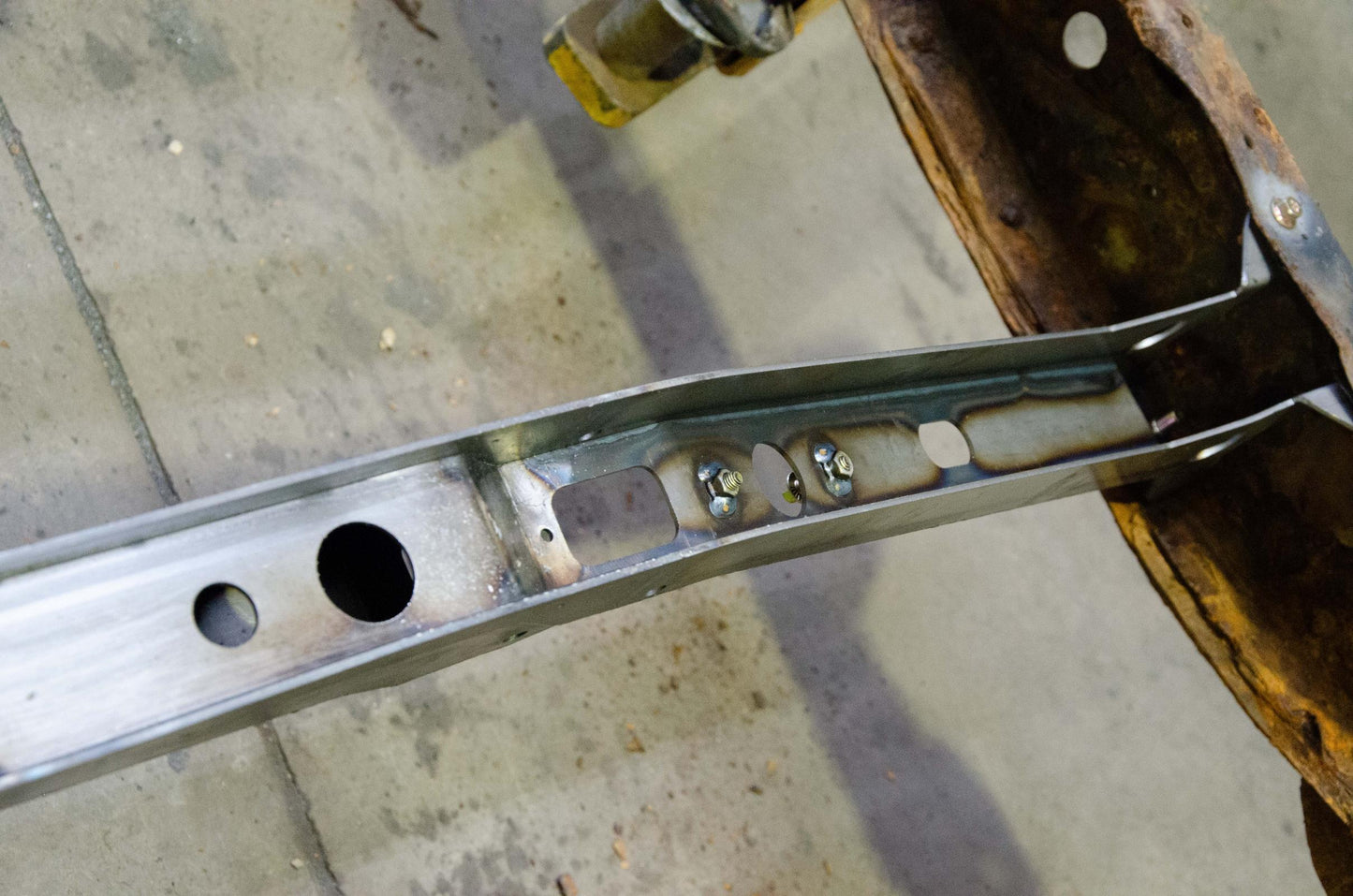 Forward Fuel Tank Crossmember for 05-06 Toyota Tundra Rust Buster Frameworks-7