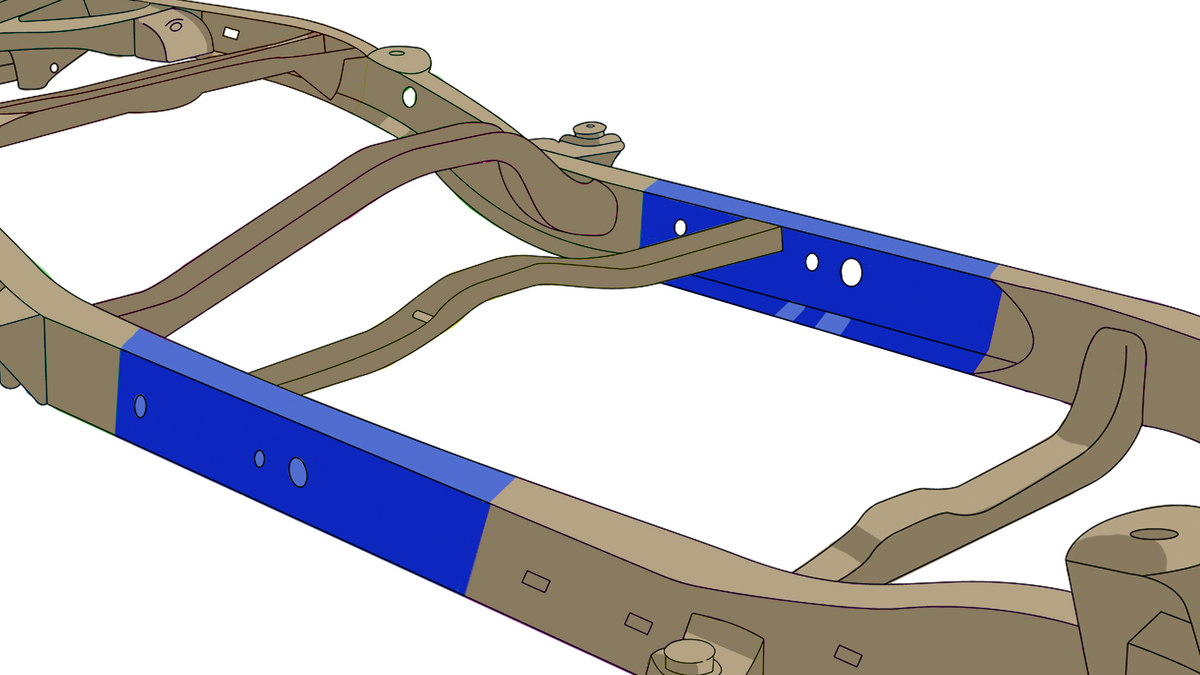 Center Frame Section Passenger Side For 2000-2006 Toyota Tundra Rust Buster Frameworks-4