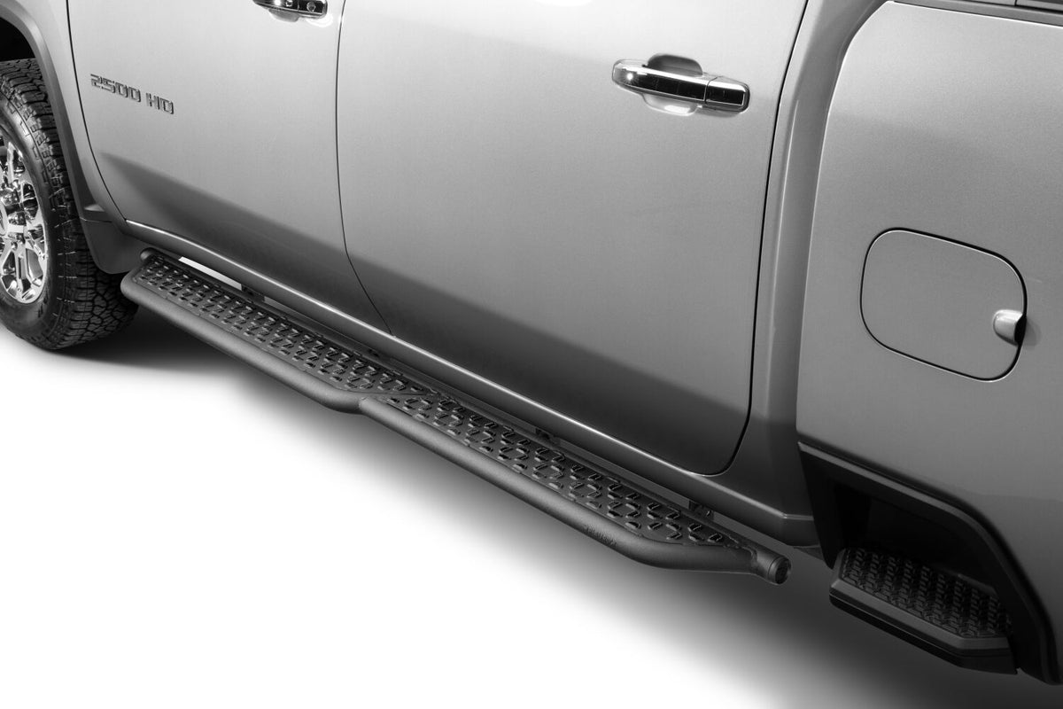Growler Sport Running Boards Cab Length 2019 (New Body Style)-2026 Chevy Silverado/GMC Sierra 1500/2020-2026 GM2500 HD/3500 HD Textured Black N Fab NFab-32