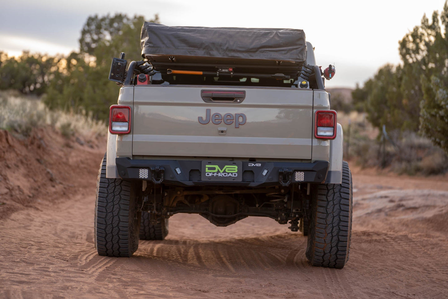 2020 2025 Jeep Gladiator JT Mto Series Rear Bumper DV8 Offroad-22