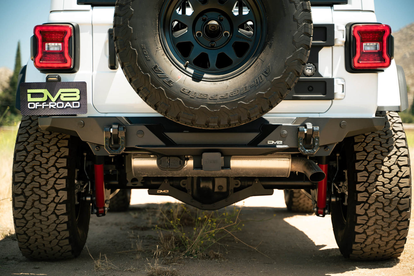 2018 2025 Jeep Wrangler Fs 15 Series Rear Bumper DV8 Offroad-18